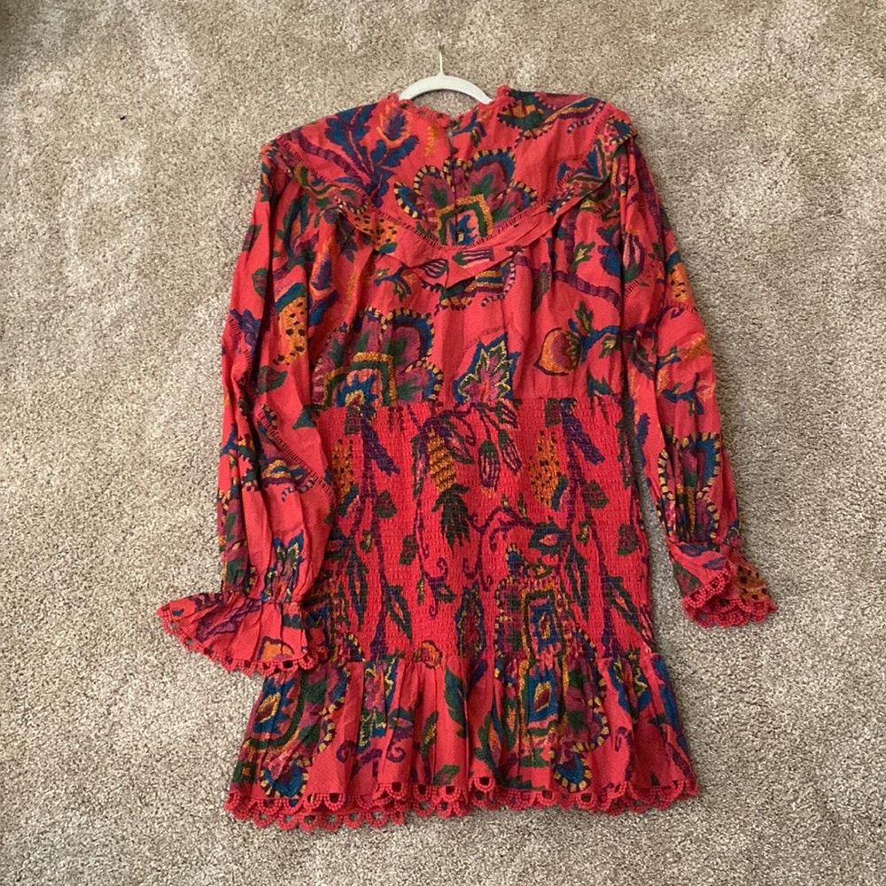 Farm Rio Tapestry Mini Dress - Picture 8 of 14